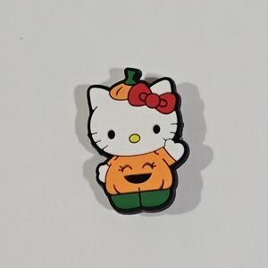 Hello Kitty Pumpkin Halloween Shoe Charm Croc Charms Clog